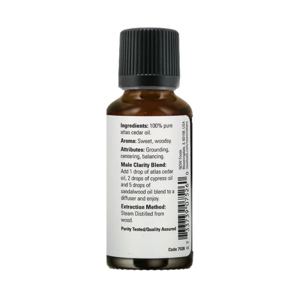 NOW Atlas Cedar Essential Oil 30ml