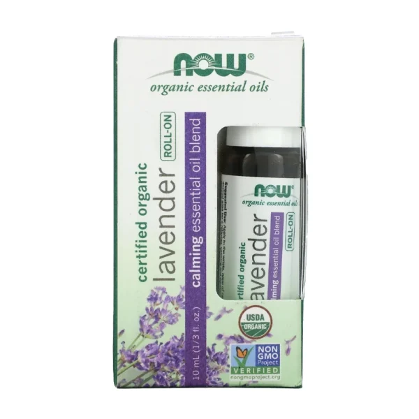 NOW Organic Lavender Roll-On 10ml